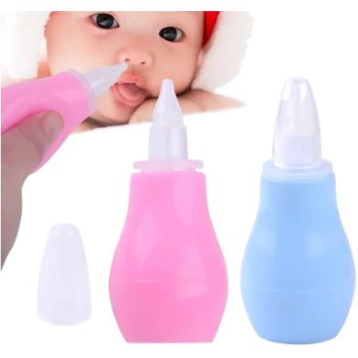 Newborn Baby Nasal Vacuum Mucus Suction Aspirator Soft Tip Runny Nose Cleaner - Rokomari product